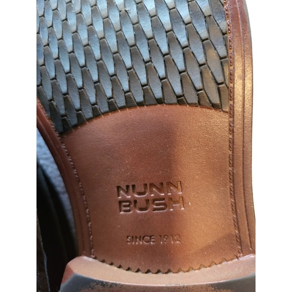 Nunn Bush Loafers Dress Shoes Slip On Comfort Classic Black Mens Size